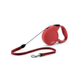 Flexi USA Explore Retractable Cord Leash Small Red 23 feet up to 26 lbs. - EXPLORE-S-RD