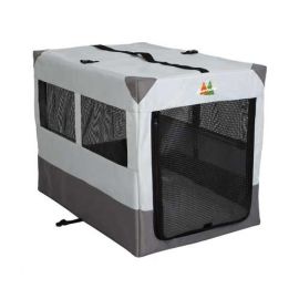 Canine Camper Sportable Crate (Color: Gray, size: 36" x 25.50" x 28")