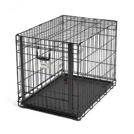 Ovation Single Door Crate with Up and Away Door (Color: Black, size: 31.25" x 19.25" x 21.50")
