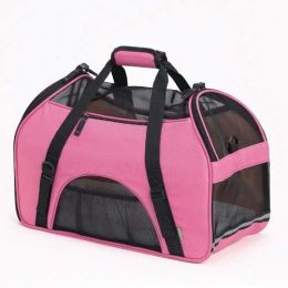 Pet Comfort Carrier (Color: Rose Wine, size: large)