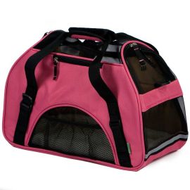 Pet Comfort Carrier (Color: Rose Wine, size: small)