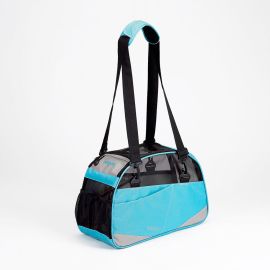 Voyager Pet Carrier (Color: Air Blue, size: small)