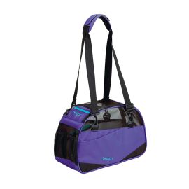 Voyager Pet Carrier (Color: Purple, size: small)