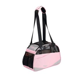 Voyager Pet Carrier (Color: Pink, size: small)