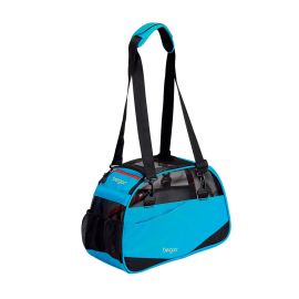Voyager Pet Carrier (Color: Bright Blue, size: small)