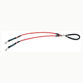 EZ Steps Low Impact Dog Leash Coupler (Color: Red, size: 43" x 1" x 1")