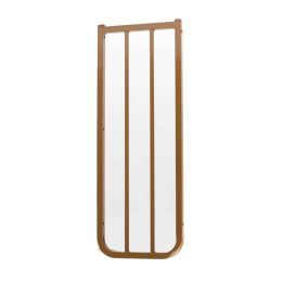 Stairway Special Outdoor Gate Extension (Color: Brown, size: 10.5" x 1.5" x 29.5")