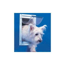 Deluxe Dog Door (Color: White, size: small)