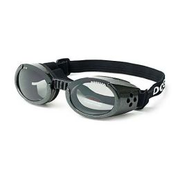 ILS Dog Sunglasses (Color: Black / Smoke, size: medium)