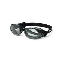 ILS Dog Sunglasses (Color: Black / Smoke, size: Extra Small)