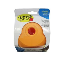 Dog Buster Food Cube (Color: Blue or Orange, size: 5.5" x 4" x 3.75")