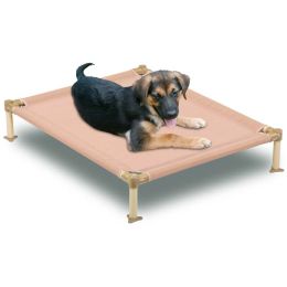 Dog Cool Cot (Color: Tan, size: large)