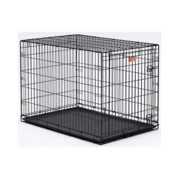 Dog Single Door i-Crate (Color: Black, size: 18" x 12" x 14")