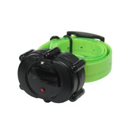 Micro-iDT Remote Dog Trainer Add-On Collar Black (Color: Green)