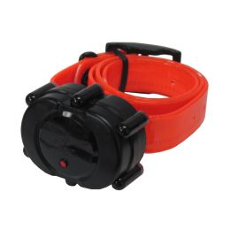 Micro-iDT Remote Dog Trainer Add-On Collar Black (Color: Orange)