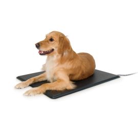 Lectro-Kennel Heated Pad (Color: Black, size: large)
