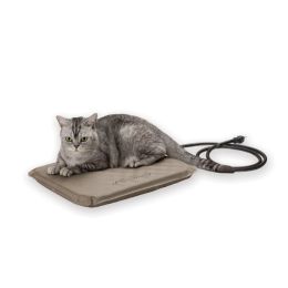 Lectro-Soft Heated Outdoor Bed (Color: Tan, size: small)