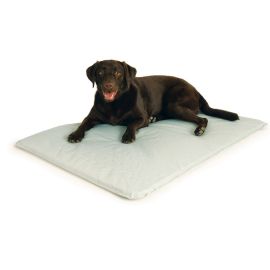 Cool Bed III Thermoregulating Pet Bed (Color: Gray, size: large)