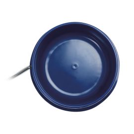 Pet Thermal Bowl (Color: Blue, size: 11.5" x 11.5" x 4")