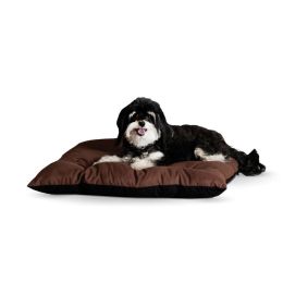 Thermo-Cushion Pet Bed (Color: Chocolate, size: small)