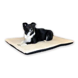 Ortho Thermo Pet Bed (Color: White / Green, size: large)