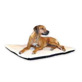 Ortho Thermo Pet Bed (Color: White / Green, size: Extra Large)