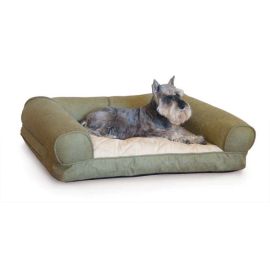 Lazy Sofa Sleeper Pet Bed (Color: Green, size: small)
