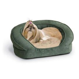 Deluxe Ortho Bolster Sleeper Pet Bed (Color: Eggplant, size: Extra Large)