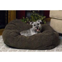 Cuddle Cube Pet Bed (Color: Mocha, size: small)