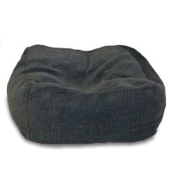 Cuddle Cube Pet Bed (Color: Gray, size: small)