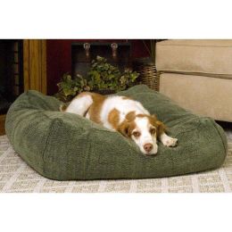 Cuddle Cube Pet Bed (Color: Green, size: small)