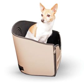 Mod Pet Safety Seat (Color: Tan, size: 15" x 15" x 15")