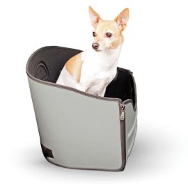 Mod Pet Safety Seat (Color: Gray, size: 15" x 15" x 15")