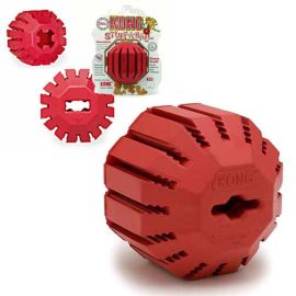Stuff-A-Ball Dog Toy (Color: Red, size: small)
