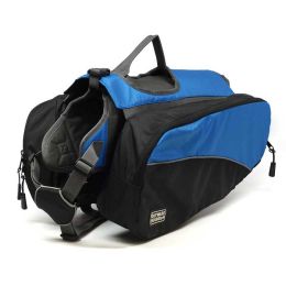 Backpack for Dogs (Color: Blue, size: large)