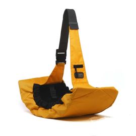 Pet sling Carrier (Color: Orange, size: 25" x 12" x 4")