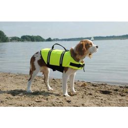 Dog Life Jacket (Color: Yellow, size: Extra Extra Small)
