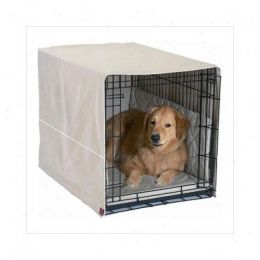 Classic Cratewear Dog Crate Cover (Color: Khaki, size: medium)
