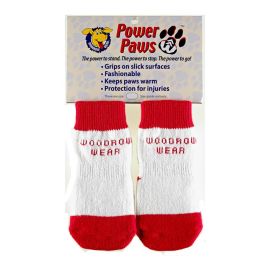 Power Paws Advanced (Color: Red / White Strip, size: Extra Extra Small)