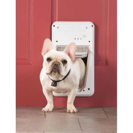 SmartDoor Dog Door (Color: White, size: small)