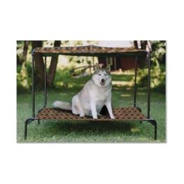 Breezy Bed Outdoor Dog Bed (Color: Royale, size: 48" x 39" x 39")