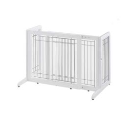 Freestanding Pet Gate HL (Color: White, size: small)