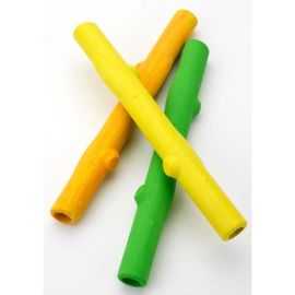 Twig Dog Toy (Color: Lime, size: 6" x 3" x 3")