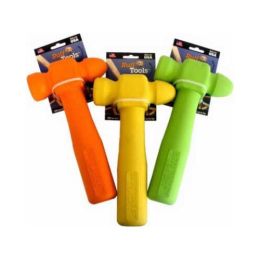 Ruff Tools Hammer Dog Toy (Color: Orange, size: 8.5" x 3.5" x 1")