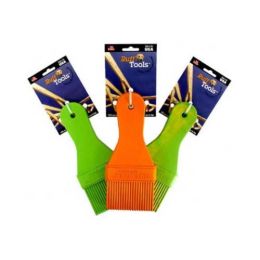Ruff Tools Paint Brush (Color: Orange, size: 4.5" x 1.5" x 1")