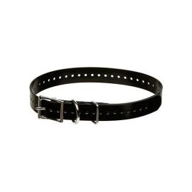 Collar Strap (Color: Black, size: 28" x 1")