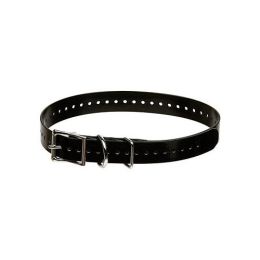 Collar Strap (Color: Black, size: 28" x 1")