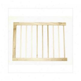 Extension For Step Over Free Standing Gate (Color: Natural Wood, size: 22" x 20")