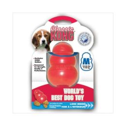 Classic Kong Dog Toy (Color: Red, size: medium)